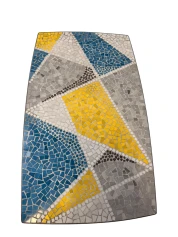 Mid-Century Modern Coffee Table with Mosaic Top by Berthold Muller, 1950s